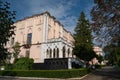 south west facade entrance of polish noble Ignacy Witoslawski palace, romantic, Cherniatyn, Ukraine