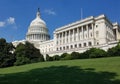 United States Capitol Building, on Capitol Hill in Washington DC Royalty Free Stock Photo