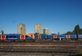 South West Railway train in London Royalty Free Stock Photo