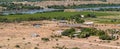 South west view from Tierberg. Flooded Orange River visible