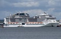 Cruise ship Virtuosa in The Port of Southampton.
