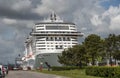 MSC Virtuosa alongside, Port of Southampton, UK