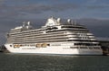Cruise ship Seven Seas Splendor alongside port of Southampton, UK