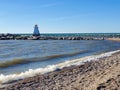 Southampton`s Lighthouse in the Spring Royalty Free Stock Photo