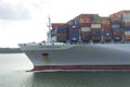 SOUTHAMPTON, UK - JULY 11, 2014 - NYK HURCULES, HONG KONG - Cont Royalty Free Stock Photo