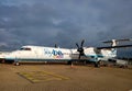 A Flybe Aircraft at UK Southampton Airport