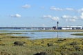 Southampton Water and Calshot Marshes, Southampton, UK Royalty Free Stock Photo