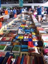 Open air Book Market o teh Southbank, London, United Kingdom. Royalty Free Stock Photo