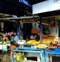 Street food and ingredients while travelling in Southeast Asia