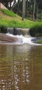Southeastern Brazil waterfall Royalty Free Stock Photo