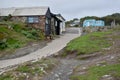 Deserted Lizard Point Cornwall England UK