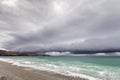 Southerly Front at Birdlings Flat Royalty Free Stock Photo