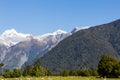 Southern Alps of New Zealand. South Island Royalty Free Stock Photo