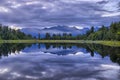 Southern Alps reflected in Lake Kaniere