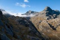 Southern Alps view at Mount Aspiring National Park Royalty Free Stock Photo