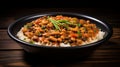 Vegan Hoppin John, savory black-eyed pea stew