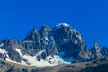 Southern Andes range Cerro Castillo in Chile Royalty Free Stock Photo