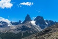 Southern Andes range Cerro Castillo in Chile Royalty Free Stock Photo