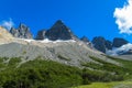 Southern Andes range Cerro Castillo in Chile Royalty Free Stock Photo