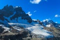 Southern Andes range glacier in Chile