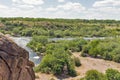 Southern Bug river landscape in Migeya, Ukraine.