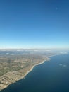 Southern California Coastline from Above Royalty Free Stock Photo