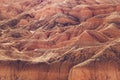 Southern California Desert Eroded Sandstone Formations Royalty Free Stock Photo