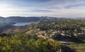 Southern California Landscape Bernardo Mountain Lake Hodges Poway San Diego County North Inland Royalty Free Stock Photo