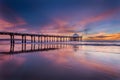 Southern California Pier at Sunset