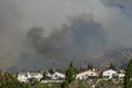 Southern California Wildfire Royalty Free Stock Photo