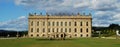 Southern facade of Chatsworth House, Derbyshire England