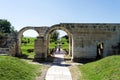 The southern gate of the Roman camp also called Porta principalis dextra
