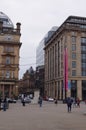 Southern George Square and Hanover Street in Glasgow, Scotland (UK)