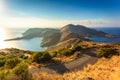 Greek coastline on Peloponnese, Mani Peninsula Royalty Free Stock Photo