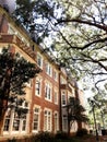 Southern Historical Brick Architecture on a Florida College Campus Royalty Free Stock Photo