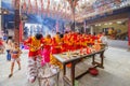 Southern Lion Dance at Eye Opening ceremony, Lady Thien Hau pagoda, Vietnam