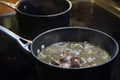 Southern Red Beans and Rice with Sausage Dinner Royalty Free Stock Photo