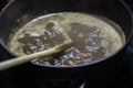 Southern Red Beans and Rice with Sausage Dinner Royalty Free Stock Photo