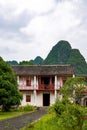 Southern residential buildings in the late Qing Dynasty in Longzhou, Guangxi, China, Yexiu Garden Royalty Free Stock Photo