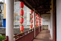 Southern residential buildings in the late Qing Dynasty in Longzhou, Guangxi, China, Yexiu Garden Royalty Free Stock Photo