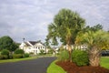 Southern residential neighborhood Royalty Free Stock Photo