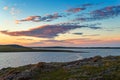 Southern shore of Novaya Zemlya Royalty Free Stock Photo