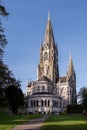 Southern side of Saint Fin Barre`s Cathedral in Cork