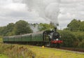 Southern steam train 53, wareham, dorset. steam hobby Royalty Free Stock Photo