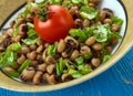 Southern Style Vegan Black Eyed Peas Royalty Free Stock Photo