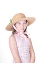 Southern in Sunday bonnet Royalty Free Stock Photo
