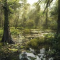 Southern Swamps, Beautiful Swamp, Natural Bog, Marsh, Mire, Southern Wetland, Morass