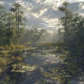 Southern Swamps, Beautiful Swamp, Natural Bog, Marsh, Mire, Southern Wetland, Morass