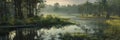 Southern Swamps, Beautiful Swamp, Natural Bog, Marsh, Mire, Southern Wetland, Morass