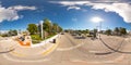 Southernmost Beach Resort Hotel Key West 360 equirectangular stock photo Royalty Free Stock Photo